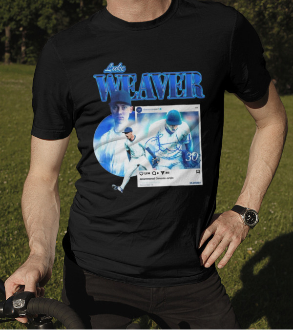 Luke Weaver Dream Weaver New York Concrete Jungle 30 Signature Playoffs T-Shirt