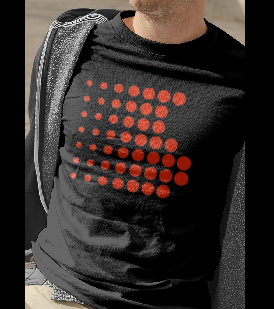Obsolete Sony Os-0001 Dotted Red Pattern Retro Technology T-Shirt