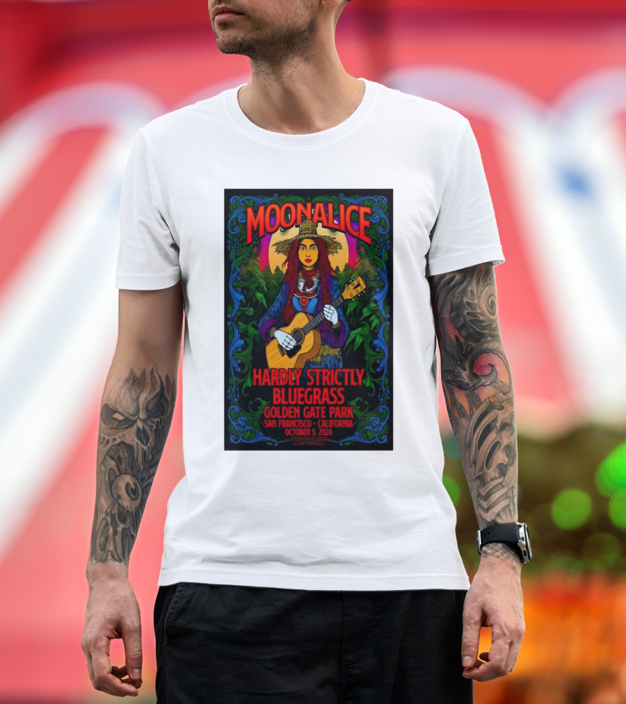 Moonalice Hardly Strictly Bluegrass Golden Gate Park San Francisco October 5 T-Shirt