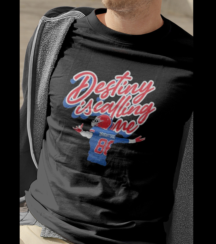 Brightside 26 Eager Eyes Destiny Is Calling Me Football 88 T-Shirt