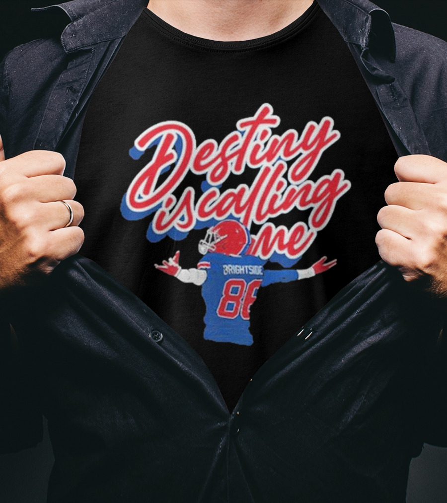 Brightside 26 Eager Eyes Destiny Is Calling Me Football 88 T-Shirt