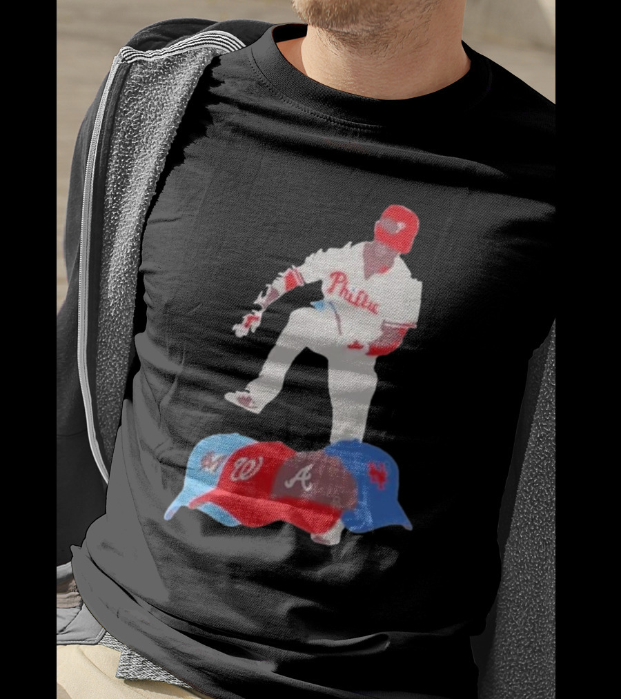 Philadelphia Phillies Stomp Atlanta Washington New York Miami NL East Champs T-Shirt