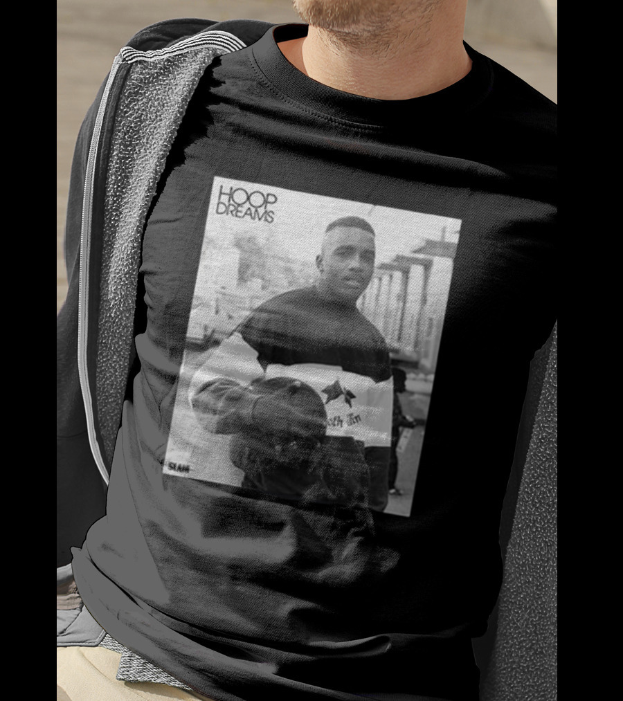 Hoop Dreams William Gates Photo Black And White SLAM T-Shirt