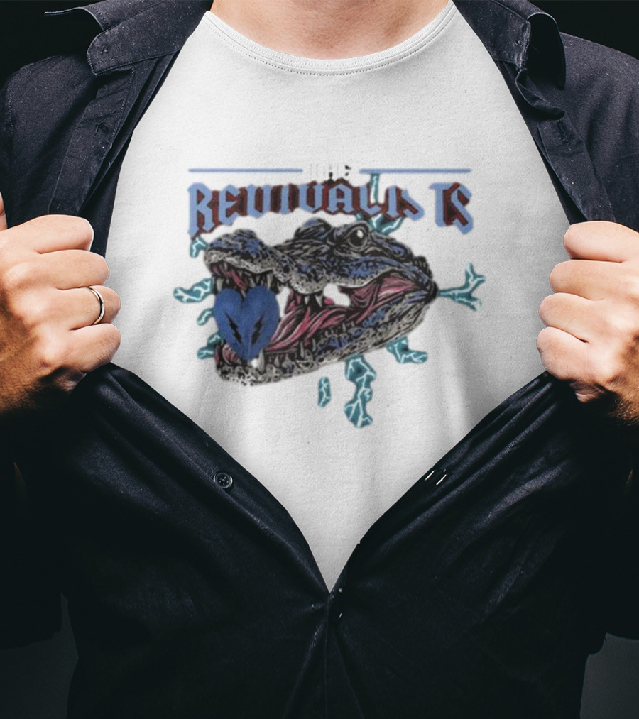The Revivalists Gator Electric Heart T-Shirt