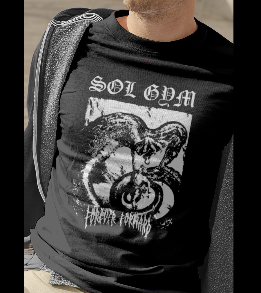 SOL GYM Forever Forward Cyclist Determination T-Shirt