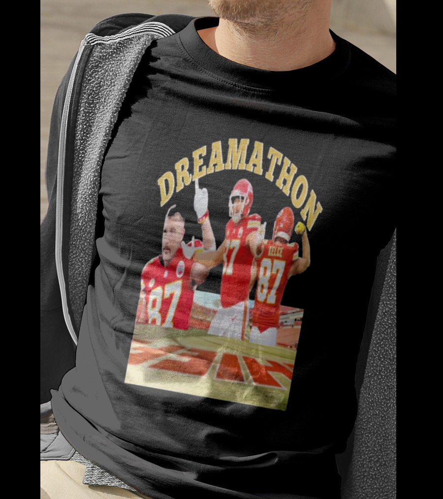 Dreamathon Travis Kelce #87 Kansas City Chiefs NFL T-Shirt