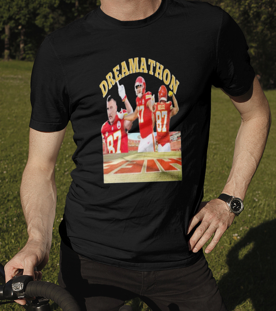 Dreamathon Travis Kelce #87 Kansas City Chiefs NFL T-Shirt