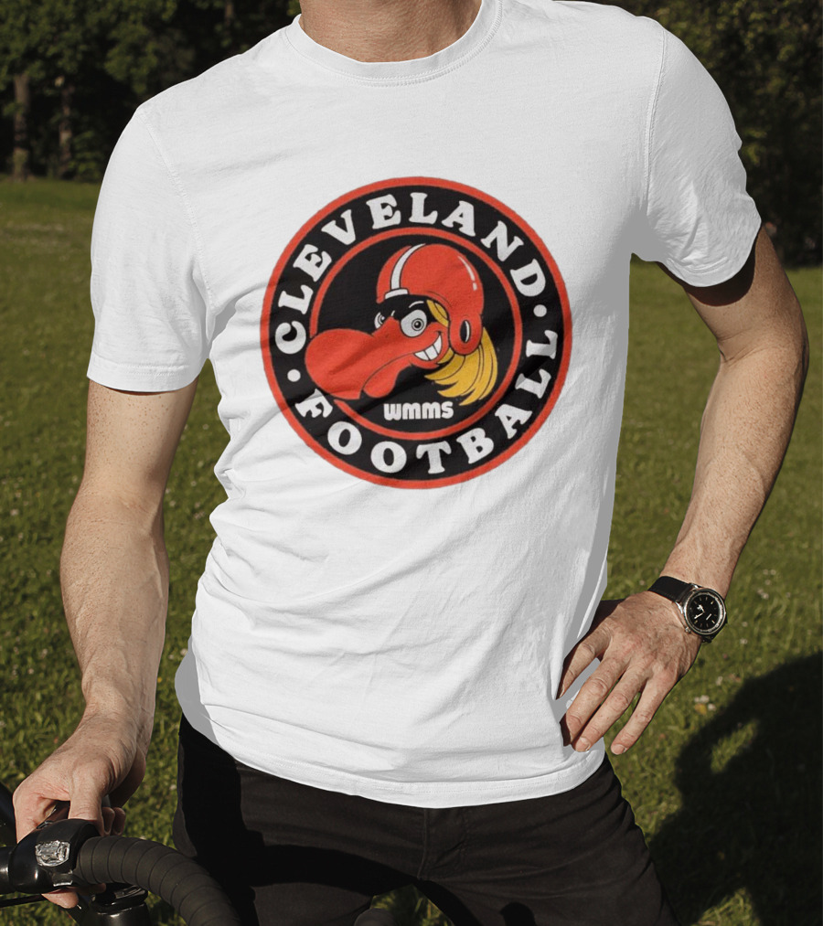 WMMS Cleveland Football 100.7 FM NFL Browns T-Shirt