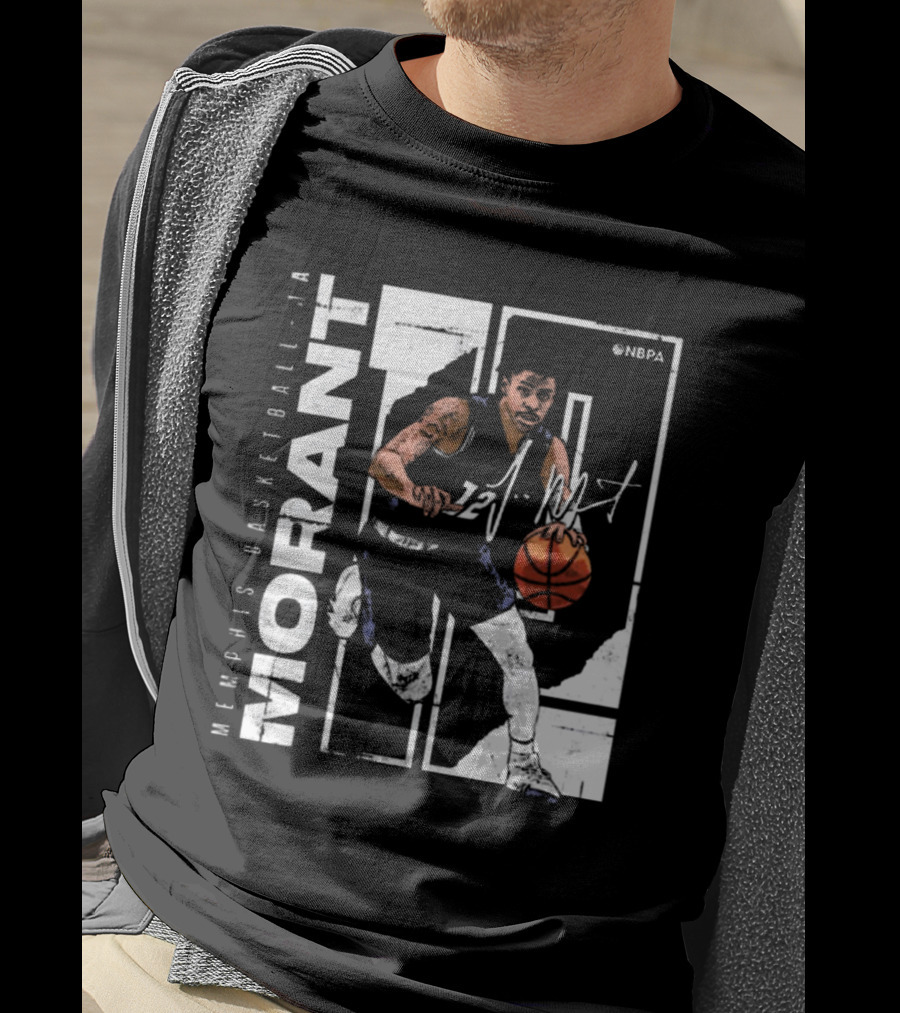 Ja Morant Memphis Basketball NBPA Signature Morant 12 T-Shirt