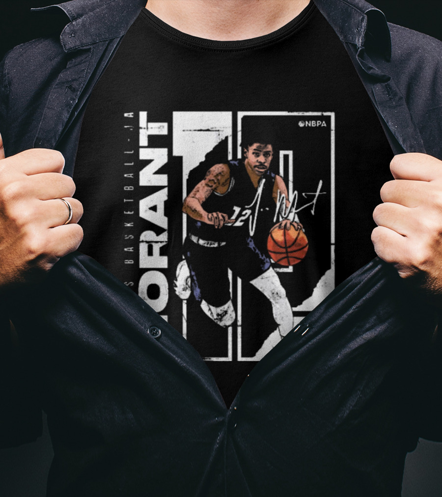 Ja Morant Memphis Basketball NBPA Signature Morant 12 T-Shirt