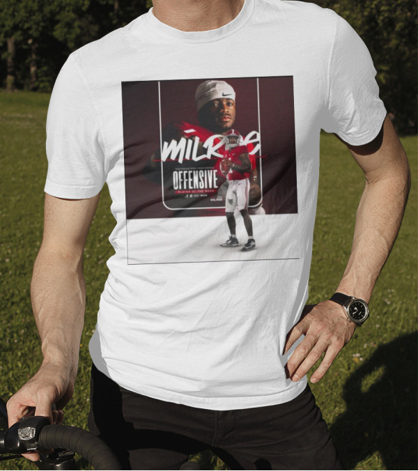 Jalen Milroe Southeastern Conference Offensive Player Of The Week Football Milroe Sportswear T-Shirt