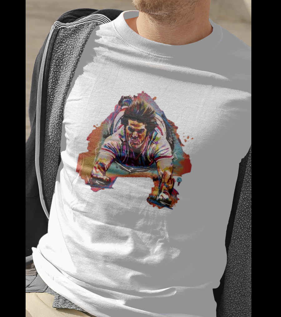 Pete Rose Sliding Action – Shawn Voelker T-Shirt
