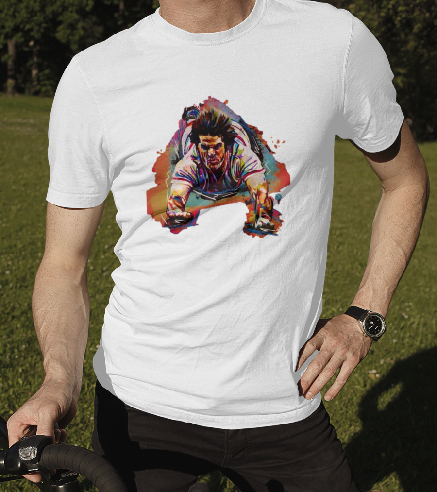 Pete Rose Sliding Action – Shawn Voelker T-Shirt