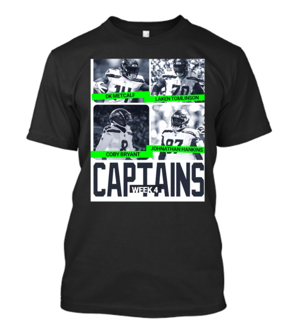 Week 4 Captains DK Metcalf Laken Tomlinson Coby Bryant Johnathan Hankins T-Shirt
