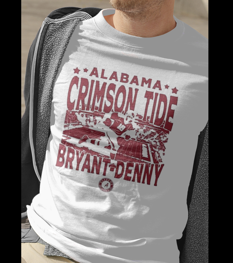 Alabama Crimson Tide Bryant Denny Stadium Vintage Football Gameday T-Shirt