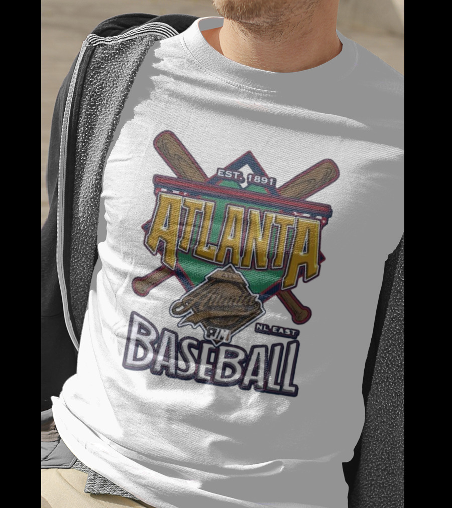 Atlanta Baseball EST 1891 NL East ATL T-Shirt