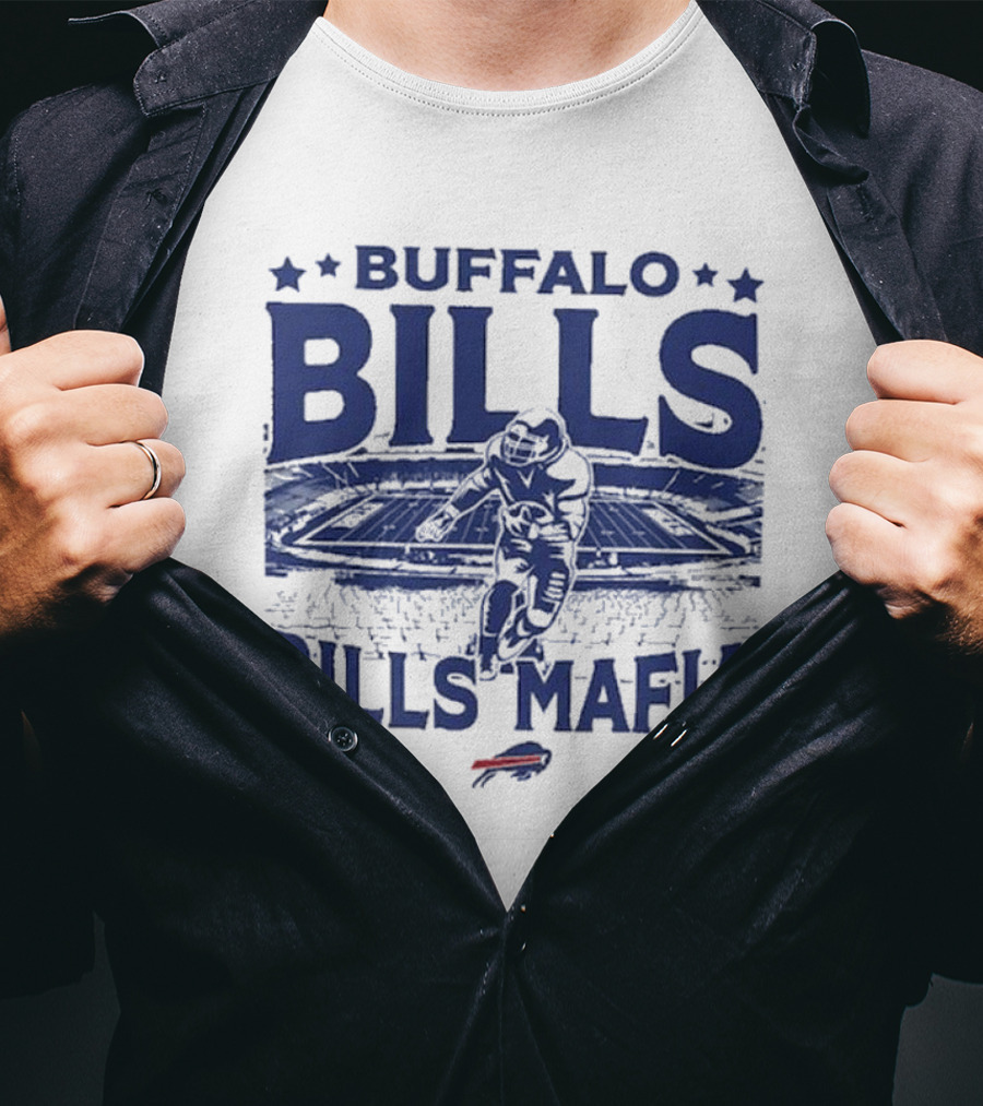 Buffalo Bills Bills Mafia Vintage Stadium Football Gameday T-Shirt