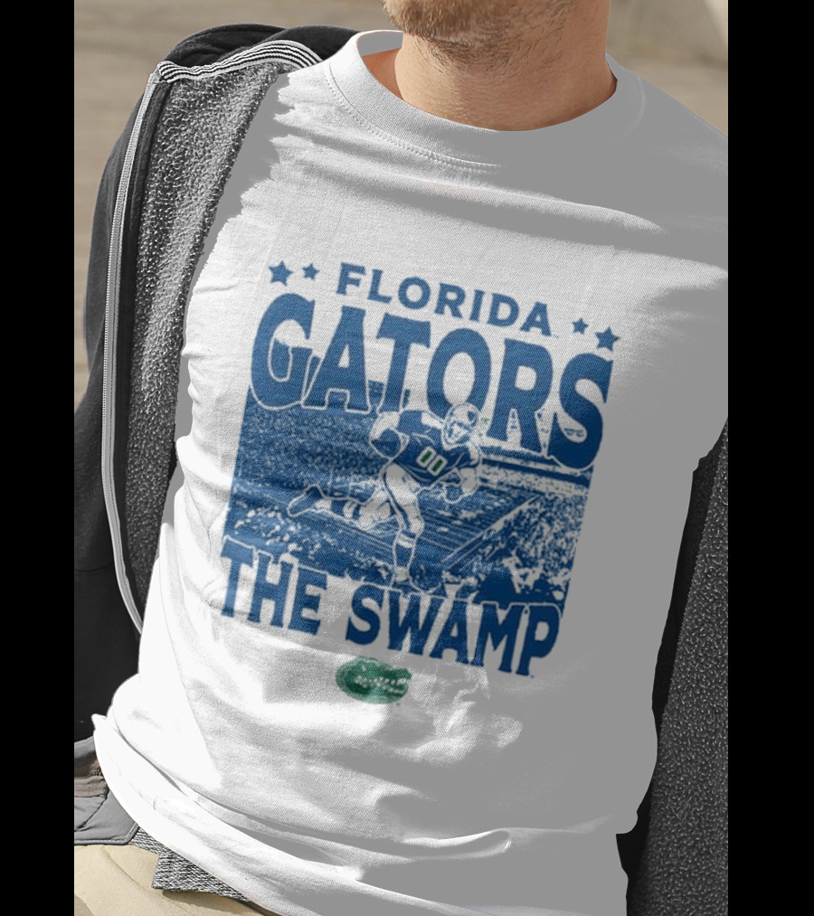 Florida Gators The Swamp Vintage Stadium Football Player Gameday T-Shirt