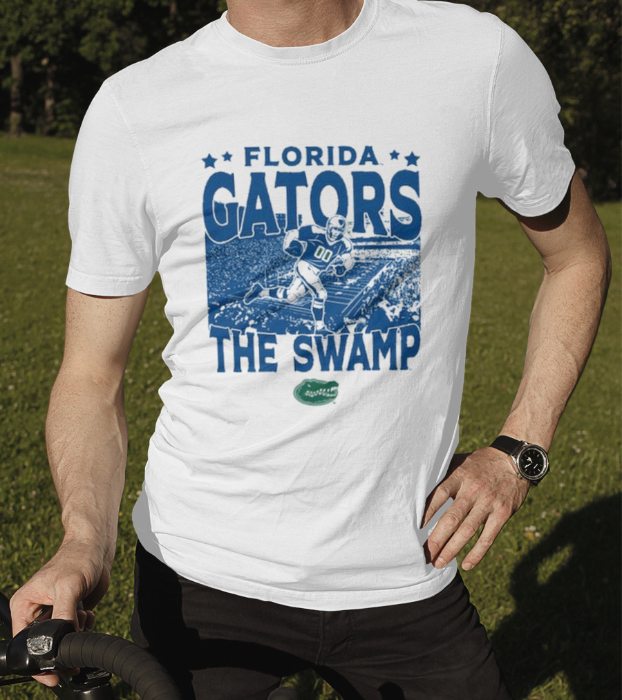 Florida Gators The Swamp Vintage Stadium Football Player Gameday T-Shirt