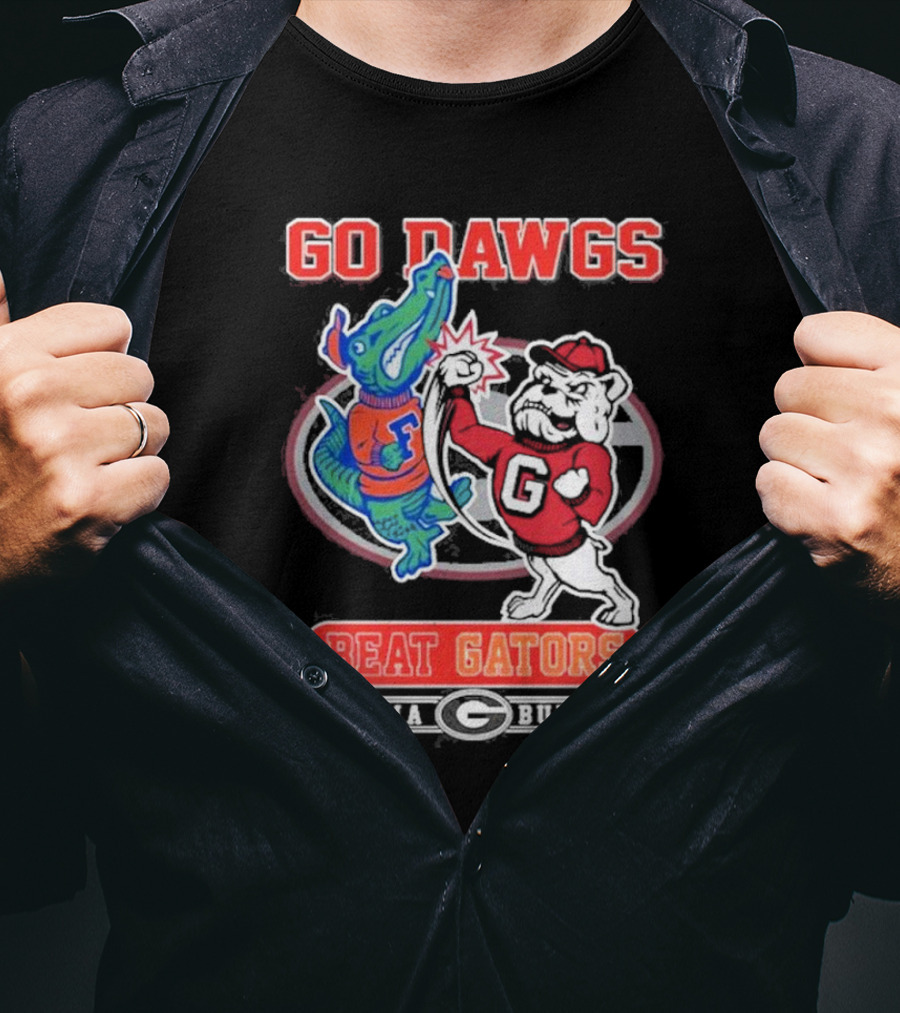 Go Dawgs Beat Gators Georgia Bulldogs T-Shirt
