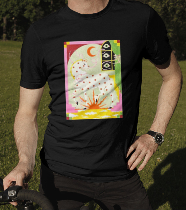 Khruangbin St Louis Missouri 2024 The Factory October 2 3 Psychedelic Unicorn Moon Sunburst T-Shirt