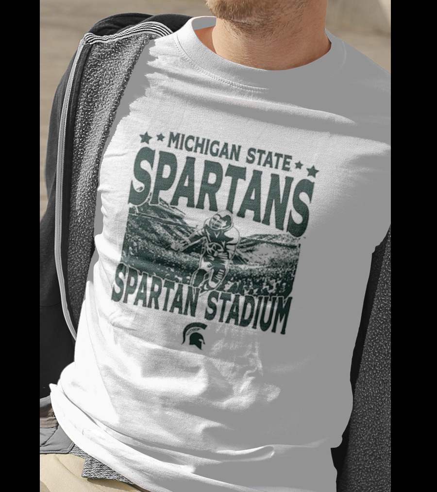 Michigan State Spartans Spartan Stadium Vintage Gameday T-Shirt