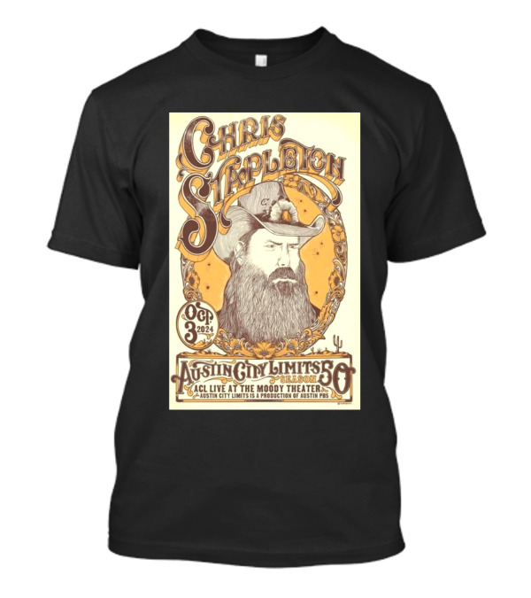 Chris Stapleton Live At Austin City Limits ACL Moody Theater October 3 T-Shirt