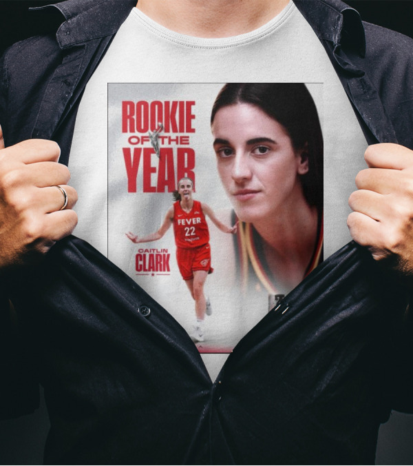 Rookie Of The Year 2024 Caitlin Clark Indiana Fever T-Shirt
