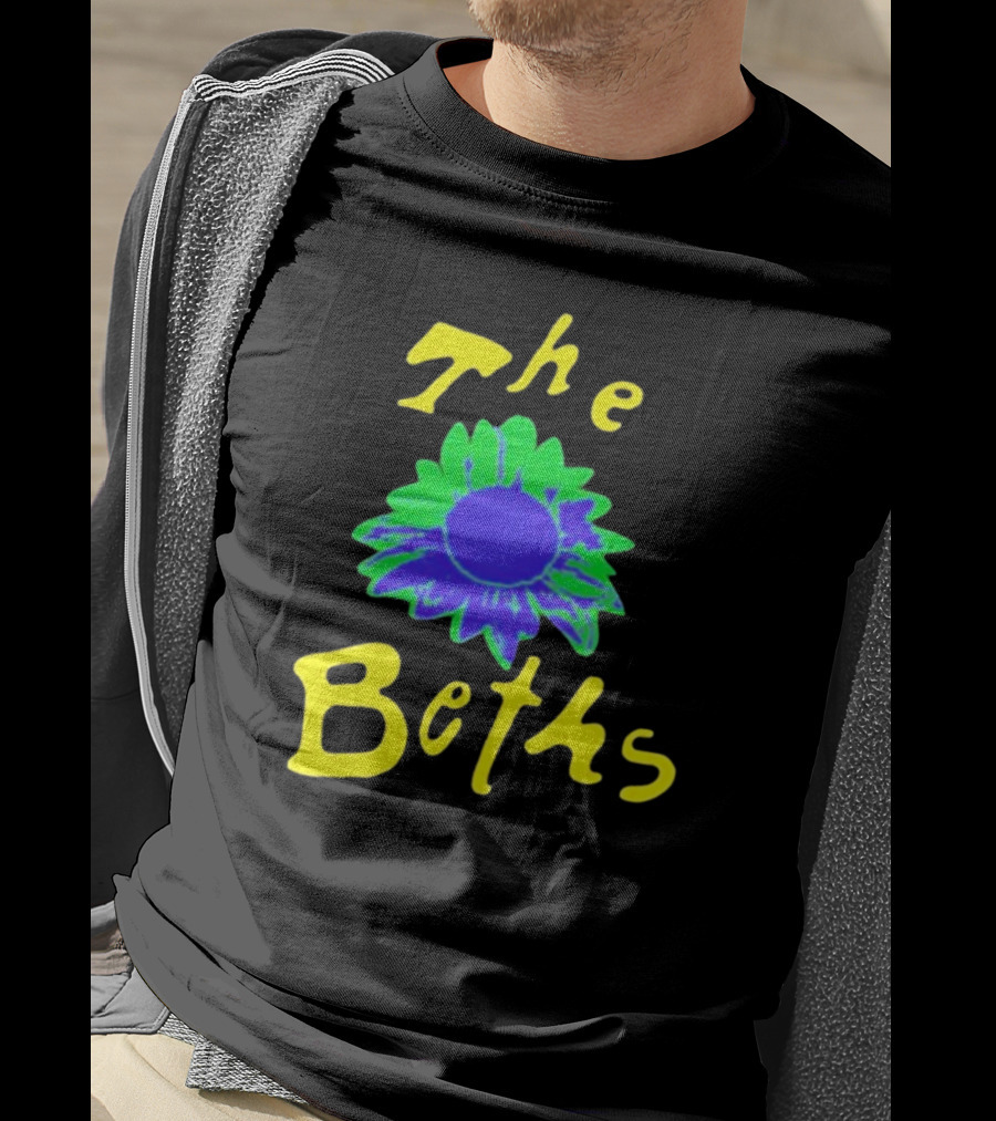 The Beths Bright Blue Green Flower T-Shirt