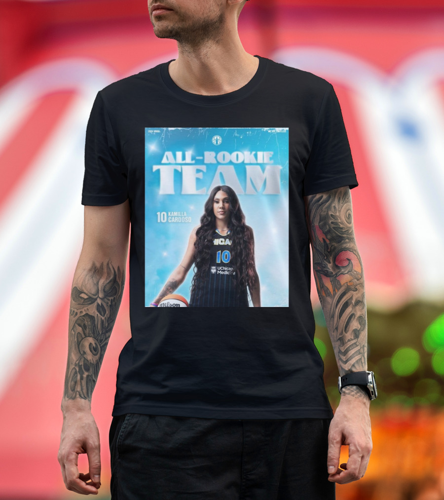 WNBA All-Rookie Team Chicago Sky Kamilla Cardoso T-Shirt