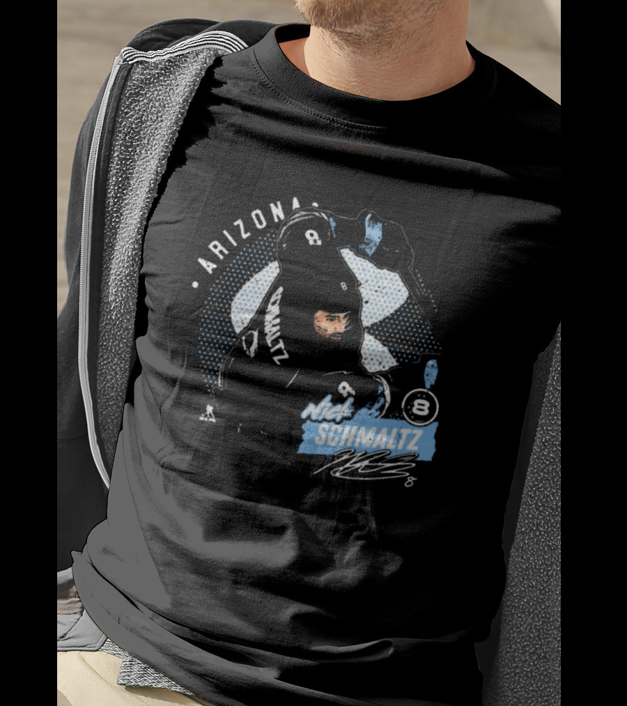 Arizona Nick Schmaltz Signature NHL Hockey Player 8 T-Shirt