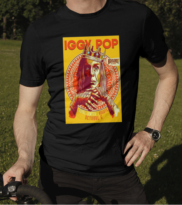 Iggy Pop Rock And Shout Sessions Royal Center Bogota Octubre 6 T-Shirt