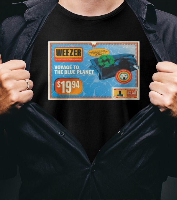 Weezer Voyage To The Blue Planet October 5 2024 Rogers Arena Vancouver BC T-Shirt