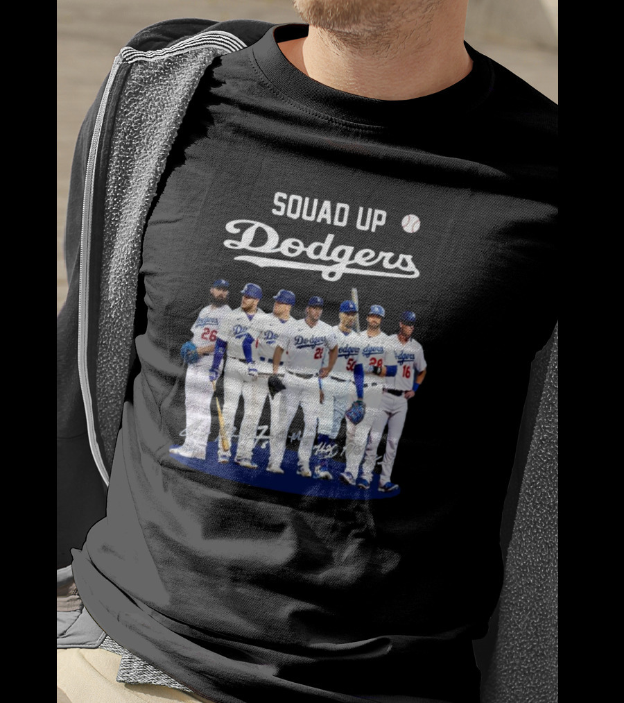Squad Up Dodgers Los Angeles MLB Team T-Shirt