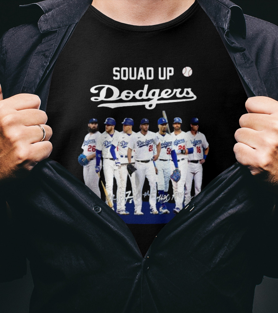 Squad Up Dodgers Los Angeles MLB Team T-Shirt