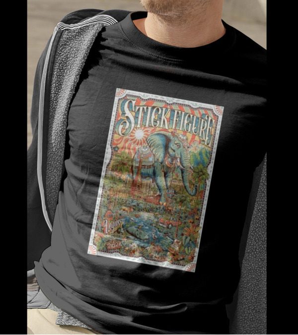 Stick Figure Reggae Rise Up Las Vegas October 4 2024 Elephant T-Shirt