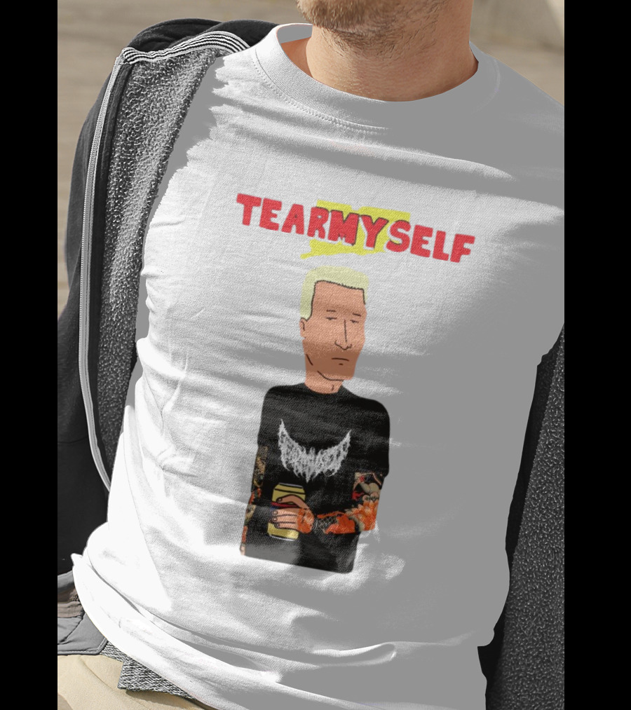 TEAR Myself Boomhauer Rick And Morty Crossover T-Shirt