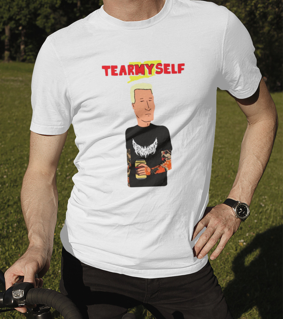 TEAR Myself Boomhauer Rick And Morty Crossover T-Shirt
