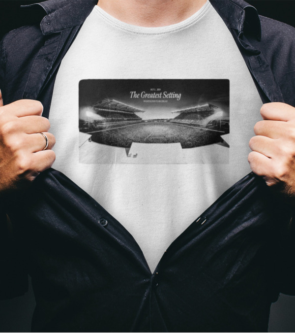 OCT 5 2024 The Greatest Setting Washington Huskies Vs Michigan Wolverines T-Shirt