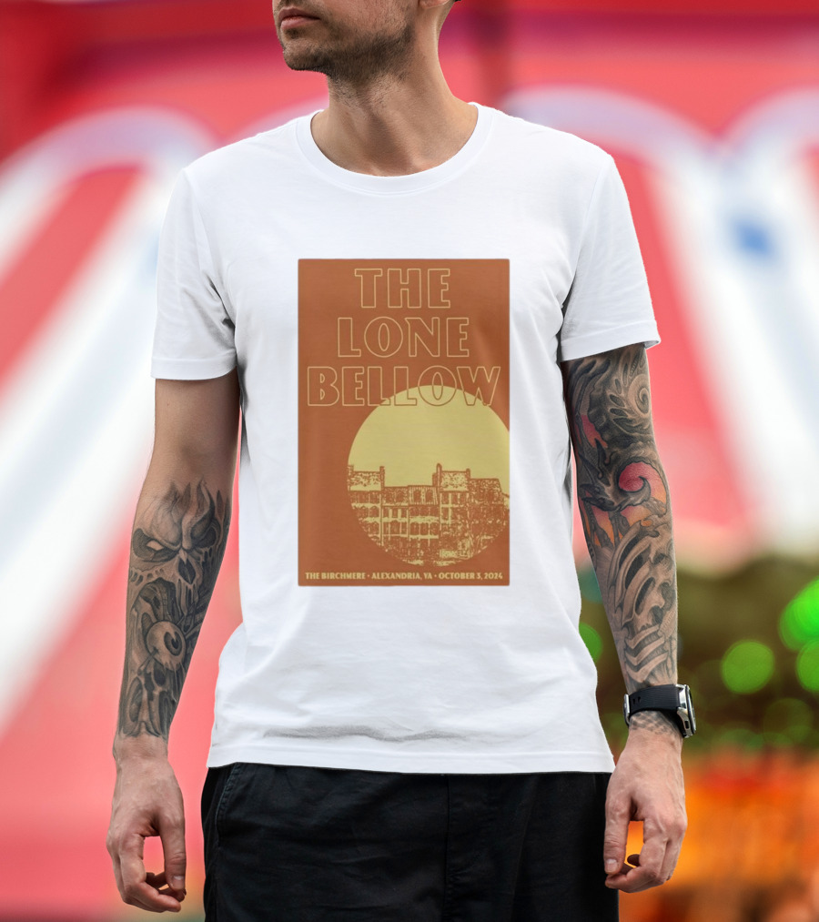 The Lone Bellow at The Birchmere Alexandria VA October 3 2024 Concert Event T-Shirt