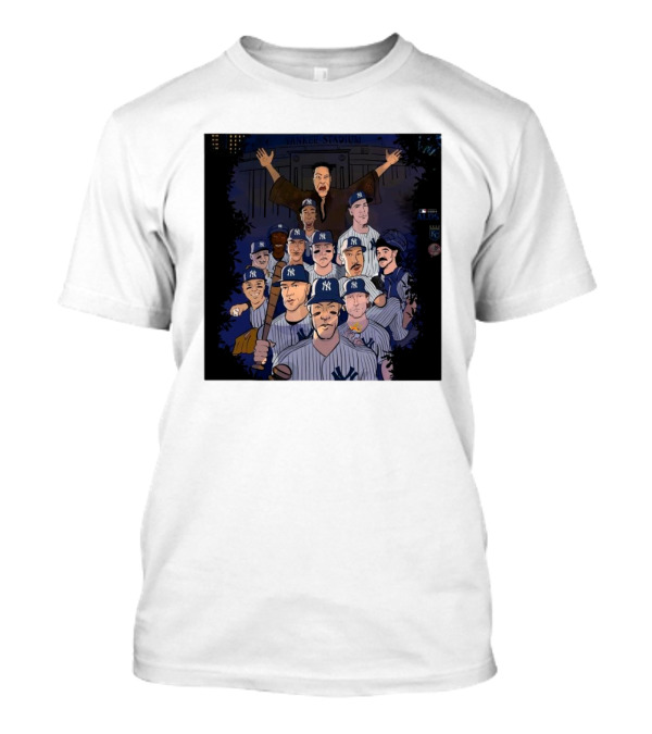 Yankee Stadium Legends Unite: New York Yankees 2024 ALDS Champion Quest T-Shirt