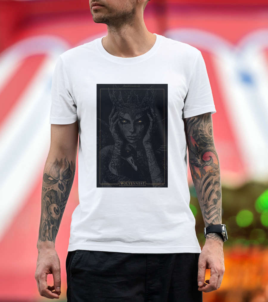 Wolvennest Mysterious Crowned Figure for Up In Smoke Festival 2024 and Keep It Low Festival 10th Anniversary T-Shirt