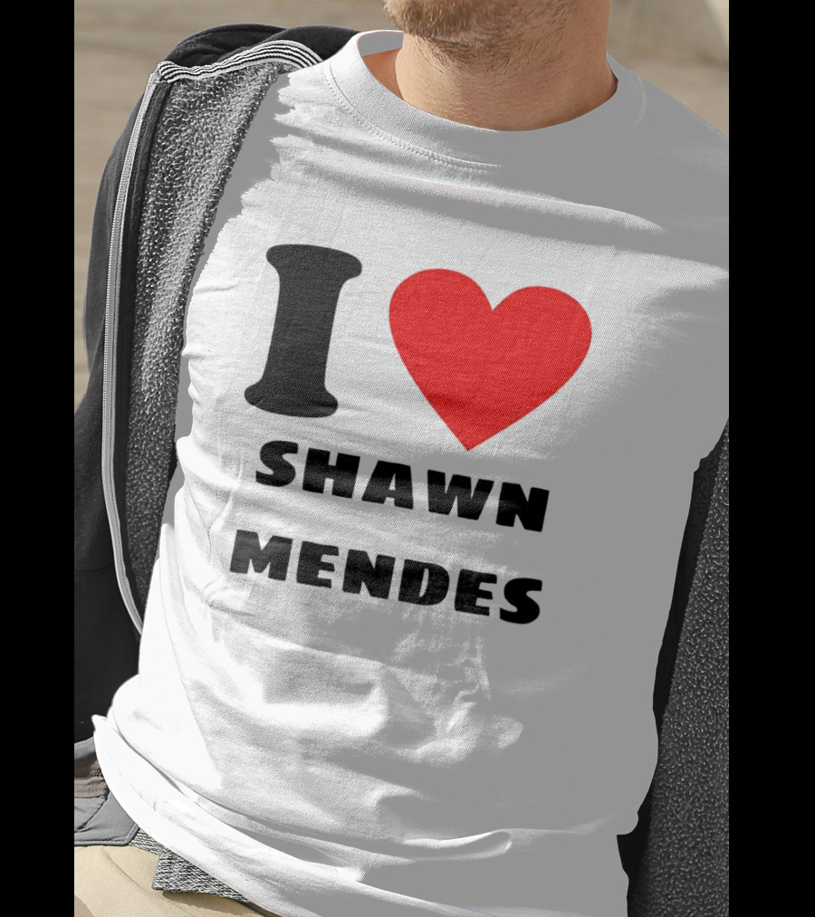 I Love Shawn Mendes Heart T-Shirt