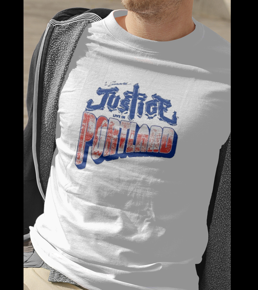 Justice Live In Portland Vintage Tour T-Shirt