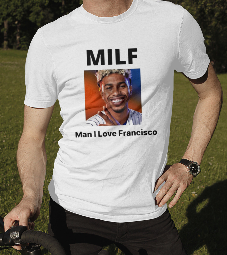 MILF Man I Love Francisco Lindor MLB New York Mets T-Shirt