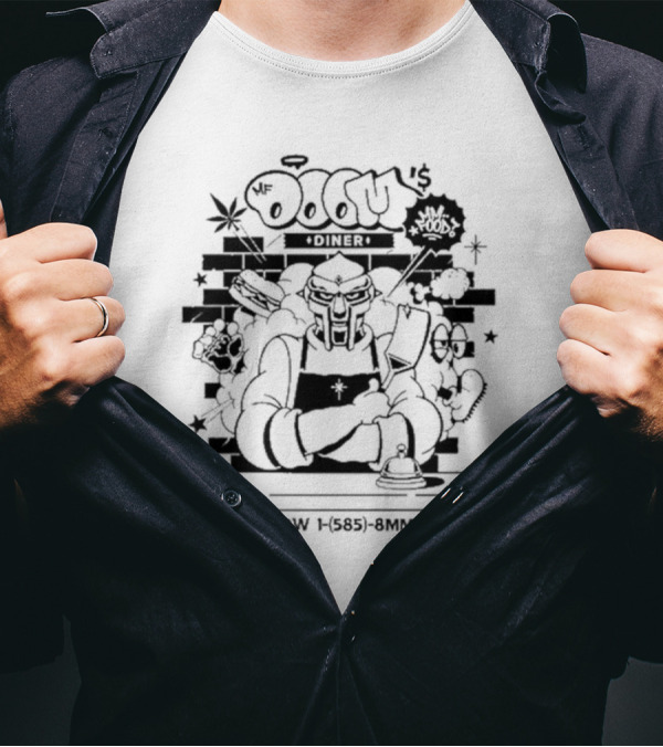 MF Doom Chef Doom 2024 Diner Order Now 1-585-8MM-FOOD T-Shirt