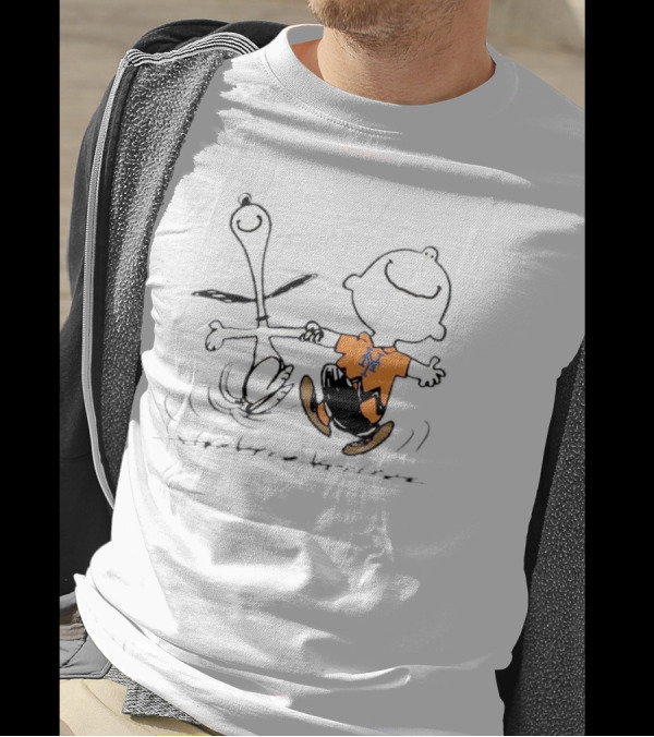 MLB NLDS New York Mets 7-2 MetsWin Snoopy Charlie Brown T-Shirt