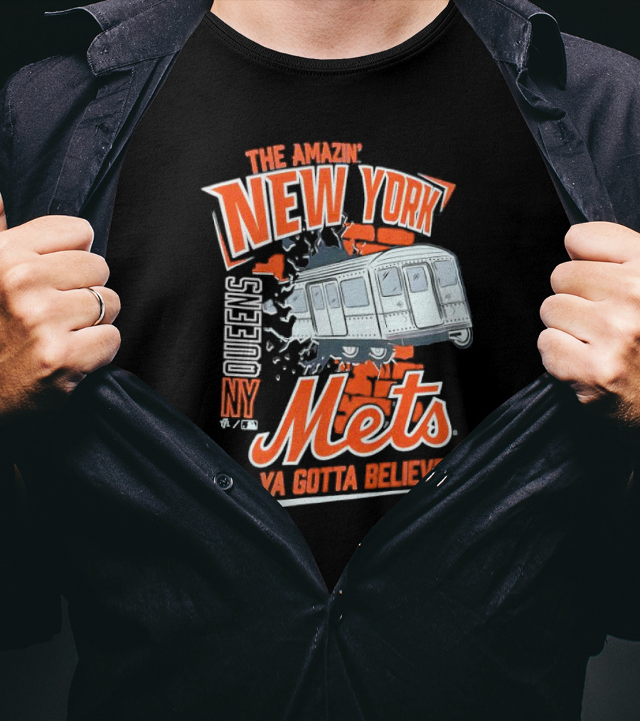 The Amazin' New York Mets Queens NY Ya Gotta Believe T-Shirt
