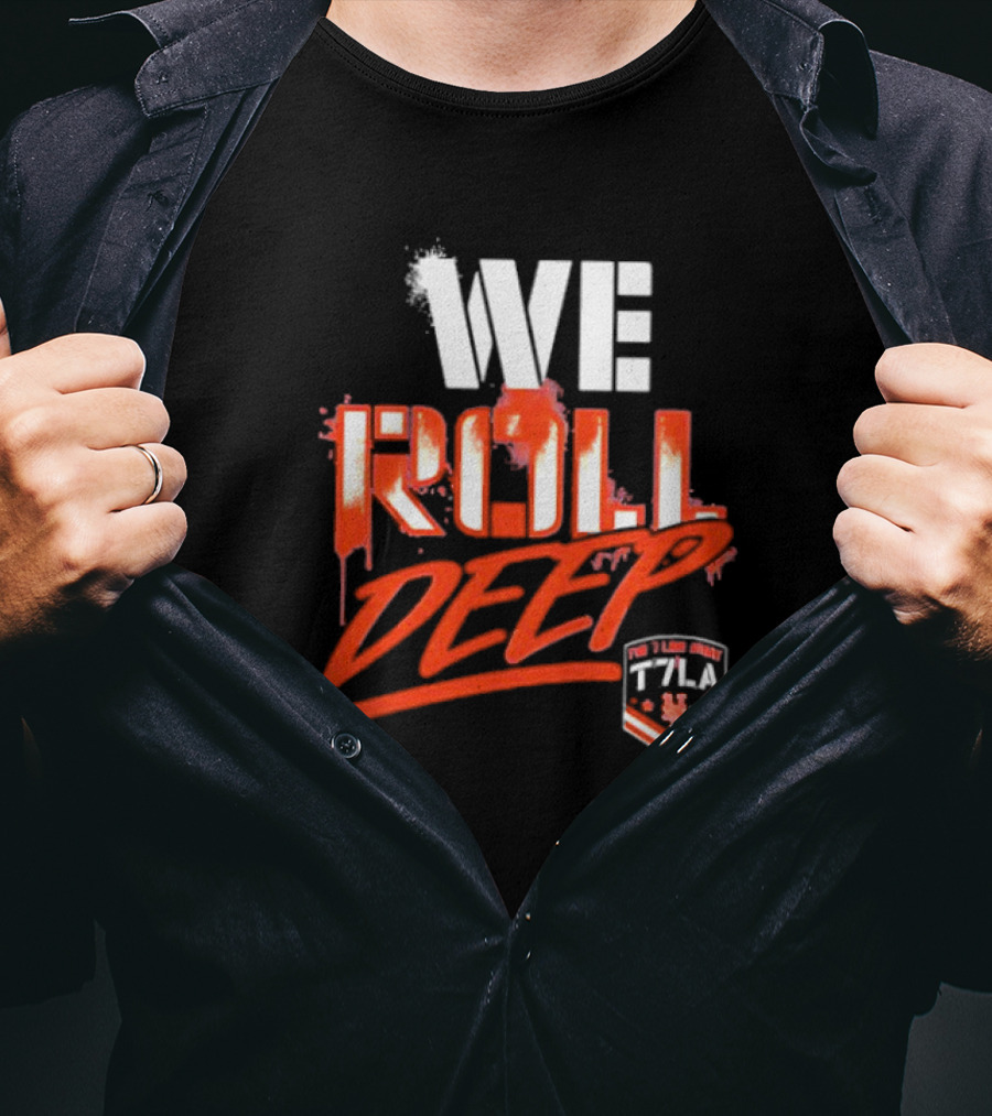 We Roll Deep New York Mets 7 Line Army T7LA T-Shirt