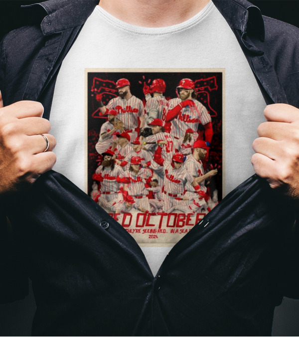 Philadelphia Phillies Red October 2024 Sea Of Red T-Shirt